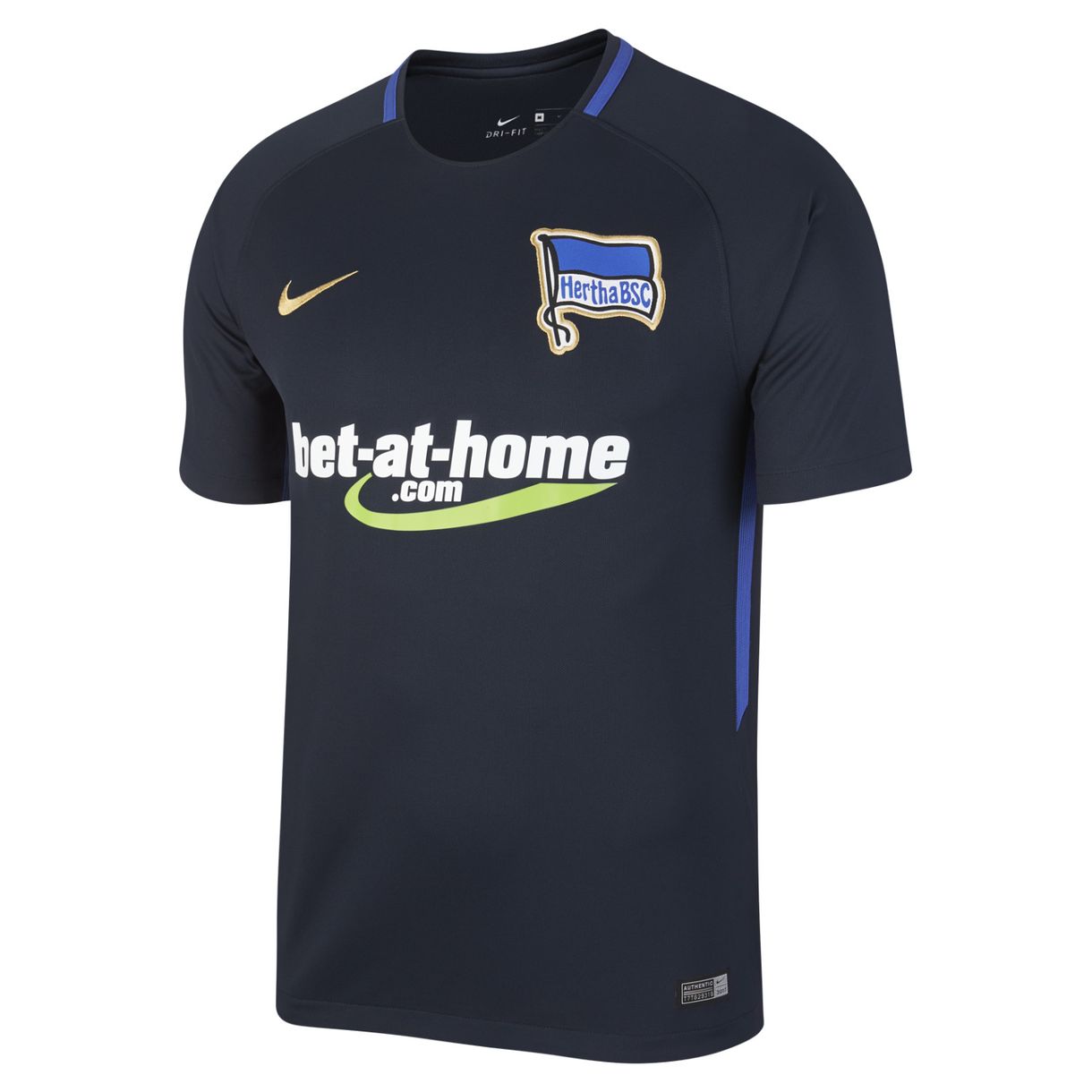 Hertha BSC 2017/18 Away Soccer Jersey Shirt